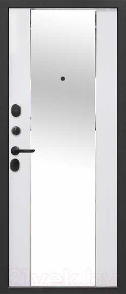 Изображение товара Входная дверь Гарда Флорида Зеркало фацет (96x205, левая)