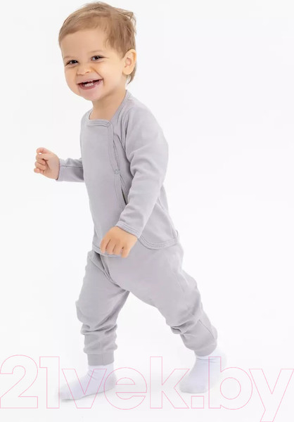 Изображение товара Распашонка Rant Hugs And Kisses / 5372-74 (Arctic Grey, р.74)