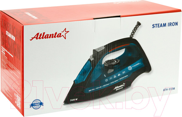 Изображение товара Утюг Atlanta ATH-5538 (синий)