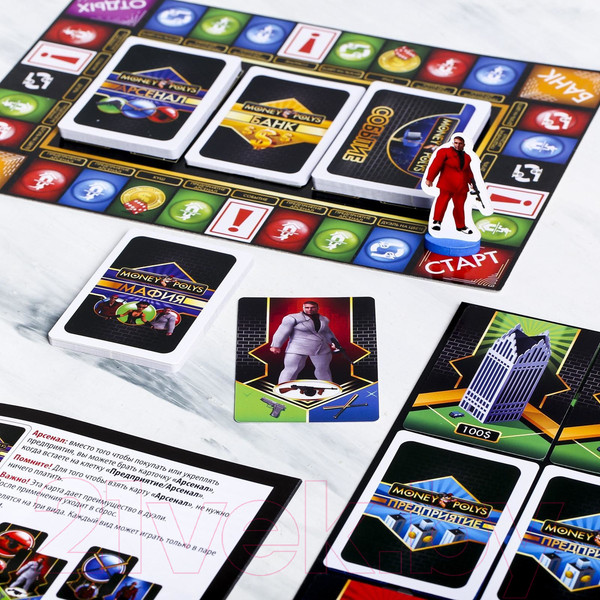 Изображение товара Настольная игра Лас Играс Money Polys Мафия / 2586839