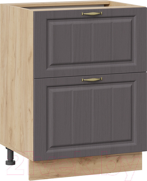 Изображение товара Шкаф-стол кухонный ТриЯ Лина 1Н6Я2 (дуб крафт золотой/графит)