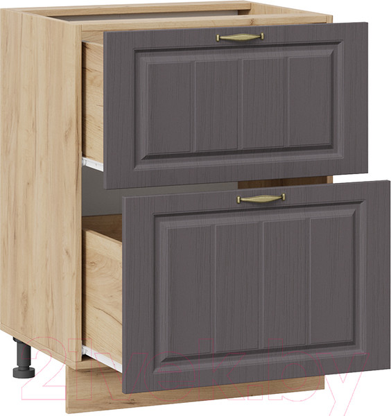 Изображение товара Шкаф-стол кухонный ТриЯ Лина 1Н6Я2 (дуб крафт золотой/графит)