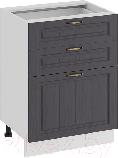 Изображение товара Шкаф-стол кухонный ТриЯ Лина 1Н6Я3 (белый/графит)