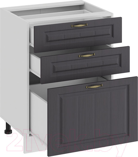 Изображение товара Шкаф-стол кухонный ТриЯ Лина 1Н6Я3 (белый/графит)