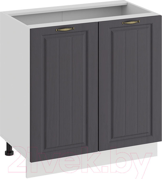 Изображение товара Шкаф-стол кухонный ТриЯ Лина 1Н8 (белый/графит)