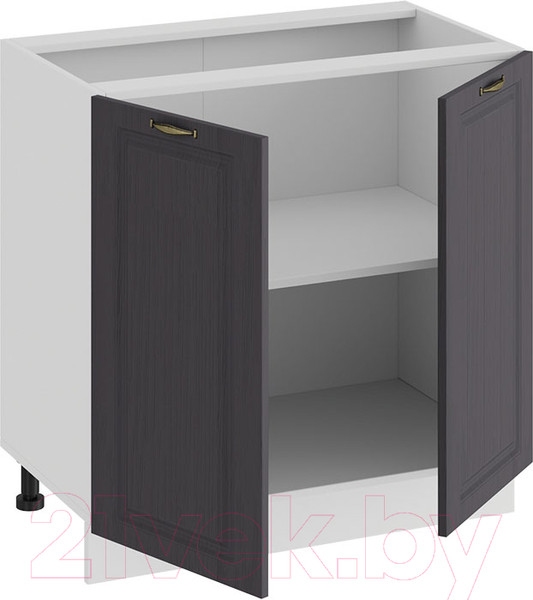 Изображение товара Шкаф-стол кухонный ТриЯ Лина 1Н8 (белый/графит)
