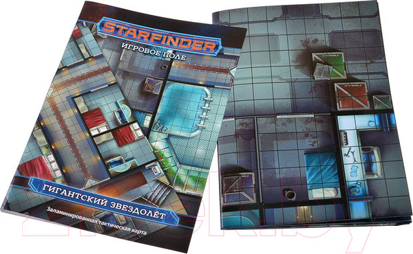 Изображение товара Игровое поле для настольной игры Мир Хобби Starfinder. Гигантский звездолет / 915516
