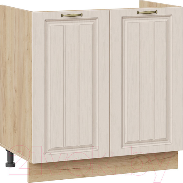 Изображение товара Шкаф под мойку ТриЯ Лина 1Н8М (дуб крафт золотой/крем)