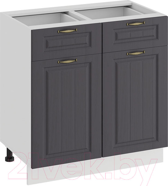 Изображение товара Шкаф-стол кухонный ТриЯ Лина 1Н8Я1 (белый/графит)