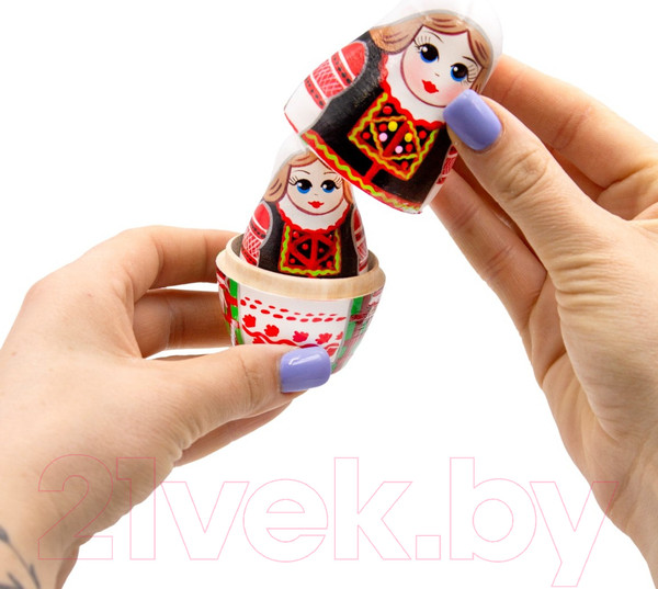 Изображение товара Матрешка сувенирная Брестская Фабрика Сувениров Калинковичская в белорусской традиционной одежде / 5203