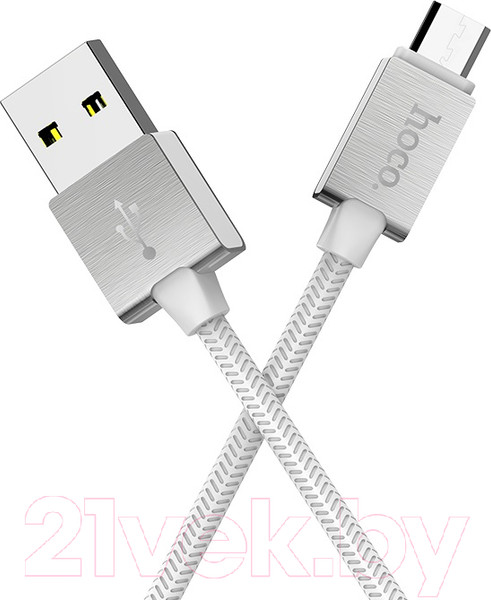 Изображение товара Кабель Hoco U49 Micro (1.2м, белый)