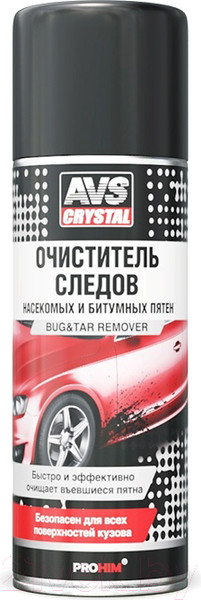 Изображение товара Очиститель гудрона и cледов насекомых AVS AVK-691 / A40105S (520мл)