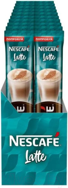 Изображение товара Кофе растворимый Nescafe Classic Latte (18x18г)