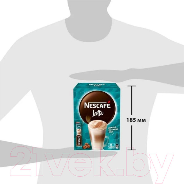 Изображение товара Кофе растворимый Nescafe Classic Latte (18x18г)