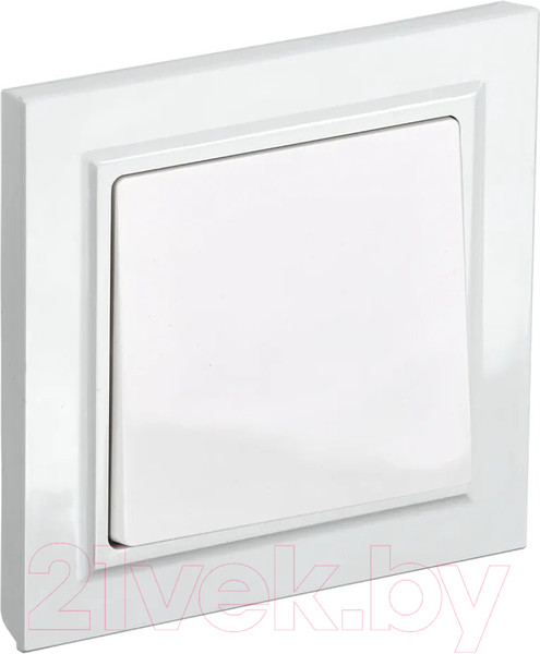 Изображение товара Выключатель IEK Brite BR-V10-0-10-K01-F (белый)
