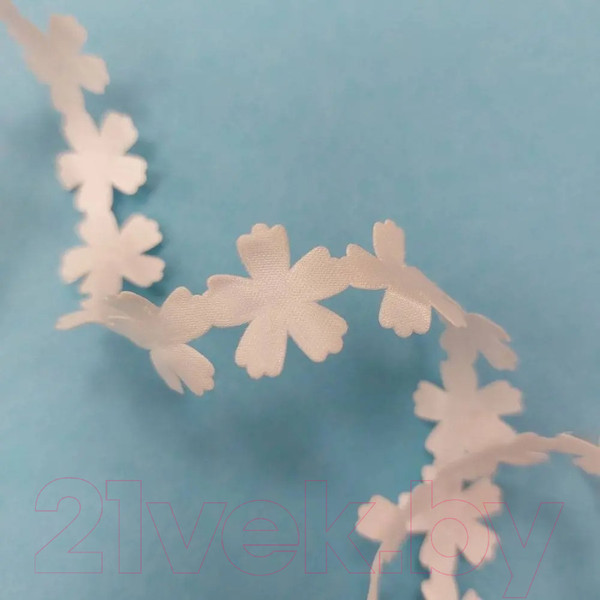 Изображение товара Тесьма декоративная No Brand Цветок-2 / 2310А (3м, белый)