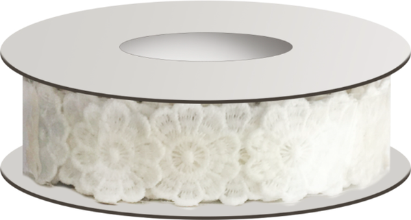 Изображение товара Тесьма декоративная No Brand Цветы-3 / 2326С (1.5м)