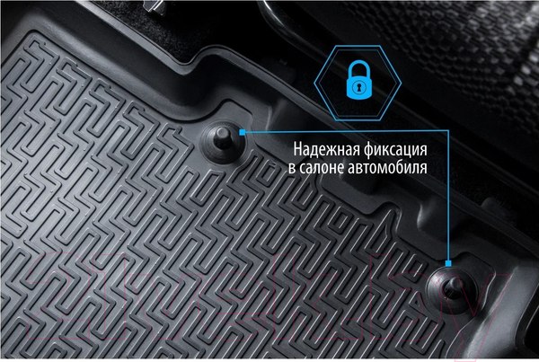 Изображение товара Комплект ковриков для авто Rival 11806001 для Ford Transit (3шт)