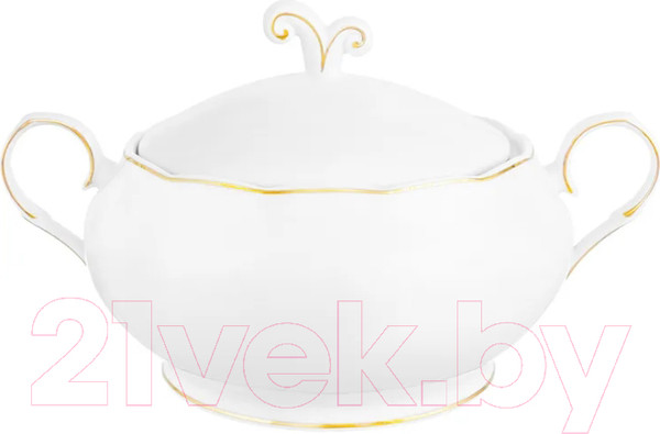 Изображение товара Супница Elan Gallery 420503 (белый с золотом)