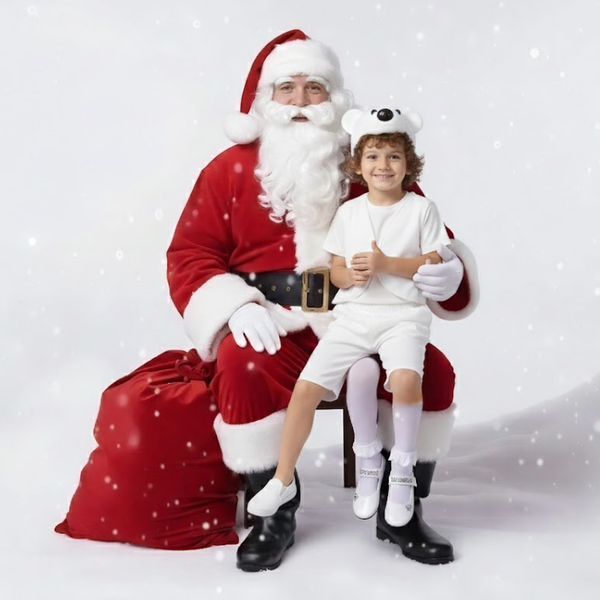 Изображение товара Костюм карнавальный Пуговка Медведь белый Умка / 4010 к-18-32 (р.128-64)