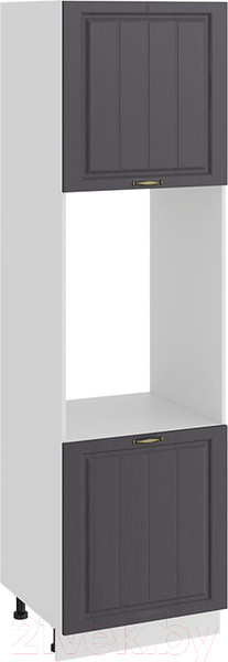 Изображение товара Шкаф-пенал кухонный ТриЯ Лина 1П6 (белый/графит)