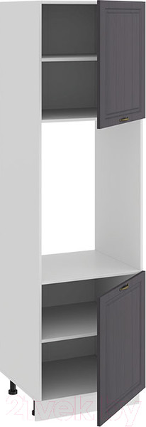 Изображение товара Шкаф-пенал кухонный ТриЯ Лина 1П6 (белый/графит)