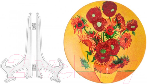 Изображение товара Декоративная тарелка Elan Gallery Подсолнухи / 420262