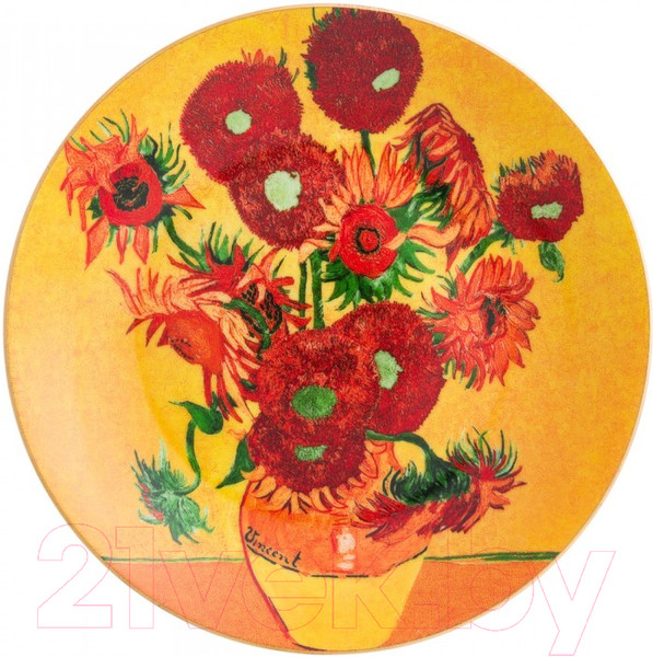 Изображение товара Декоративная тарелка Elan Gallery Подсолнухи / 420262