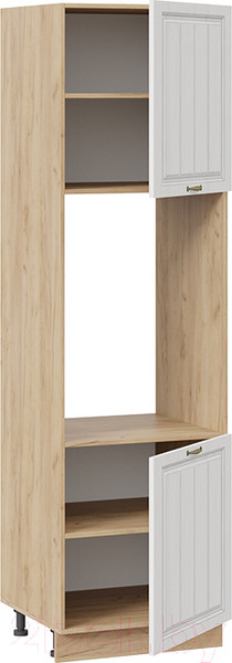 Изображение товара Шкаф-пенал кухонный ТриЯ Лина 1П6 (дуб крафт золотой/белый)