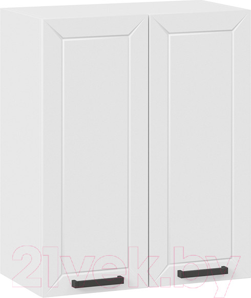 Изображение товара Шкаф навесной для кухни ТриЯ Лорас 1В6 (белый/холст белый)