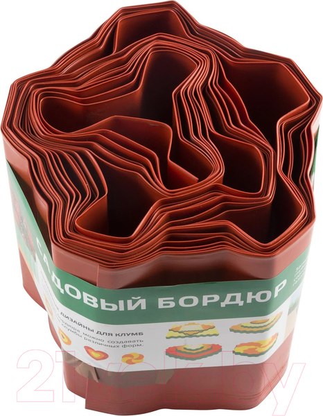 Изображение товара Бордюр садовый Park Комфорт 256032 (красный)