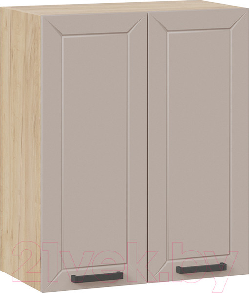 Изображение товара Шкаф навесной для кухни ТриЯ Лорас 1В6 (дуб крафт золотой/холст латте)