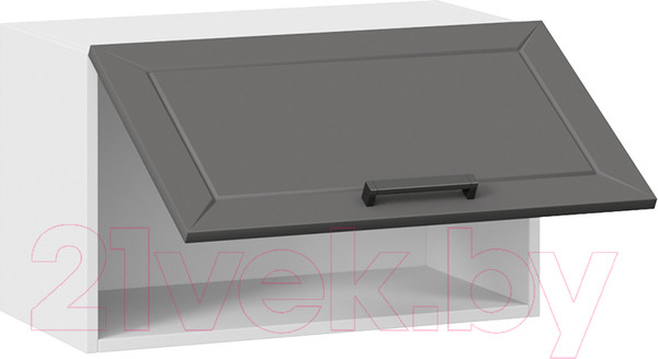 Изображение товара Шкаф под вытяжку ТриЯ Лорас 1В6Г (белый/холст вулкан)