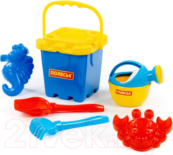 Изображение товара Набор игрушек для песочницы Полесье №647 Сафари / 93288 (в ассортименте)