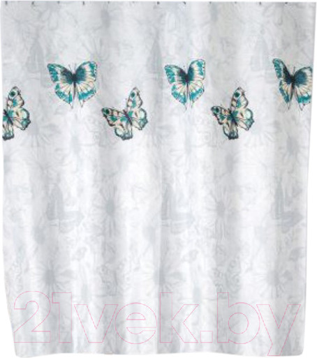 Изображение товара Шторка-занавеска для ванны Perfecto Linea Harmony 36-118011 (бабочки)