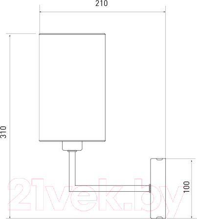 Изображение товара Бра Евросвет 60134/1 (никель)