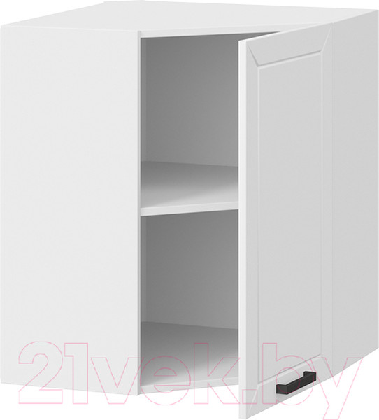 Изображение товара Шкаф навесной для кухни ТриЯ Лорас 1В6У (белый/холст белый)