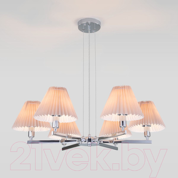 Изображение товара Люстра Евросвет 60136/6 (хром/серый)