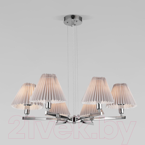 Изображение товара Люстра Евросвет 60136/6 (хром/серый)