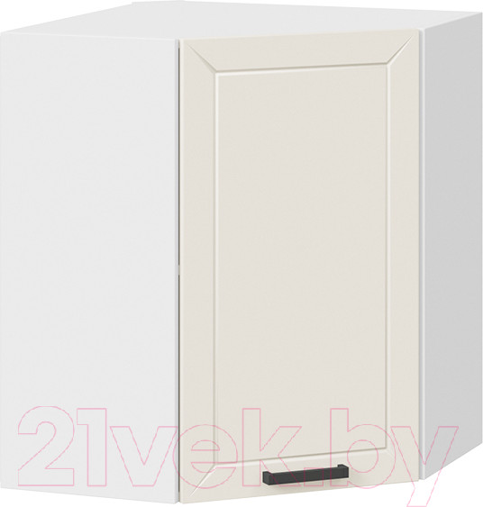 Изображение товара Шкаф навесной для кухни ТриЯ Лорас 1В6У (белый/холст брюле)