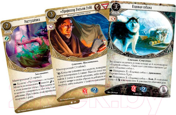 Изображение товара Дополнение к настольной игре Мир Хобби Ужас Аркхэма. Карточная игра: На краю земли. Сыщики / 915492