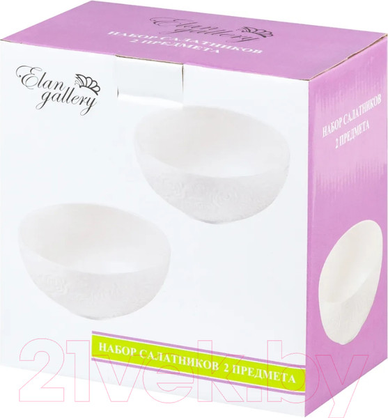 Изображение товара Набор салатников Elan Gallery Розы / 540289