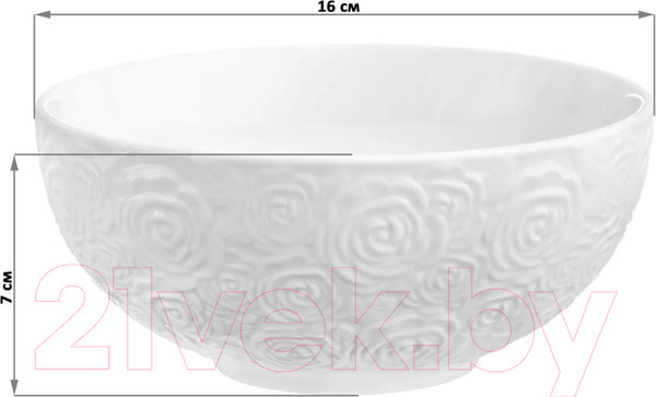 Изображение товара Набор салатников Elan Gallery Розы / 540289