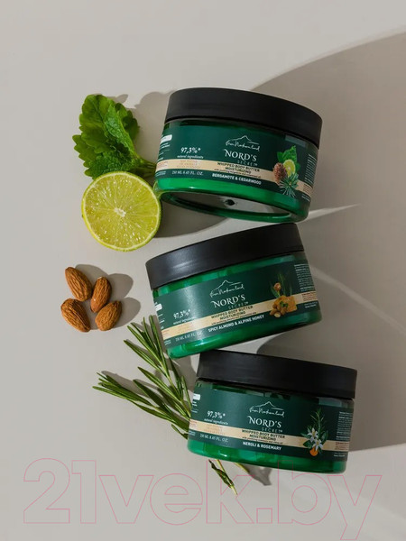 Изображение товара Масло для тела Nord's Secret Взбитое Увлажняющее Бергамот и Кедр (250мл)