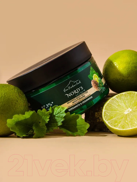 Изображение товара Масло для тела Nord's Secret Взбитое Увлажняющее Бергамот и Кедр (250мл)