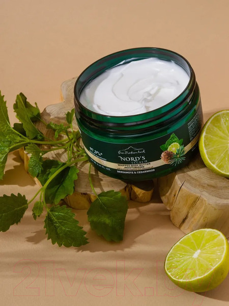 Изображение товара Масло для тела Nord's Secret Взбитое Увлажняющее Бергамот и Кедр (250мл)