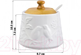 Изображение товара Сахарница Elan Gallery Птички на ветке / 540213