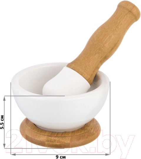 Изображение товара Ступка с пестиком Elan Gallery Снежная королева / 540039