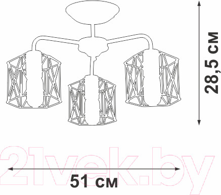 Изображение товара Люстра Vitaluce V4382-1/3PL