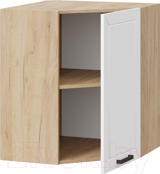 Изображение товара Шкаф навесной для кухни ТриЯ Лорас 1В6У (дуб крафт золотой/холст белый)